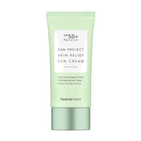 Заспокійливий сонцезахисний крем THANK YOU FARMER Sun Project Skin Relief Sun Cream 50 ml NC002292 фото