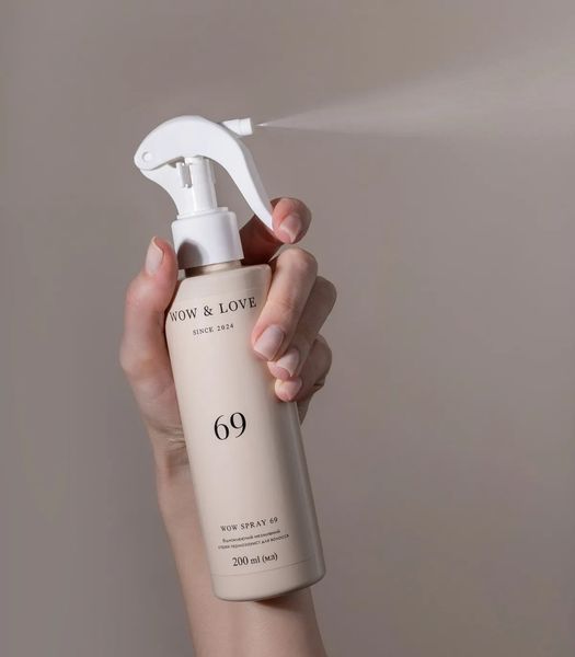 Відновлюючий незмивний спрей-термозахист для волосся WOW & LOVE 69 Wow Spray, 200 мл NC004433 фото