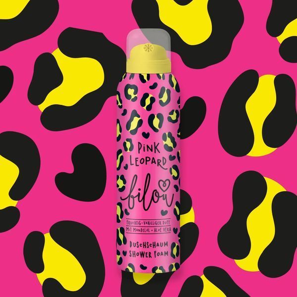 Пінка для душу Bilou Pink Leopard 200 мл NC004396 фото Пінка для душу Bilou Pink Leopard 200 мл NC004396 фото