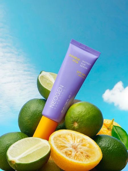 Освітлювальна сонцезахисна сироватка NEOGEN Double Vita Watery Sun Serum SPF 50+ РА++++, 50 мл NC004605 фото