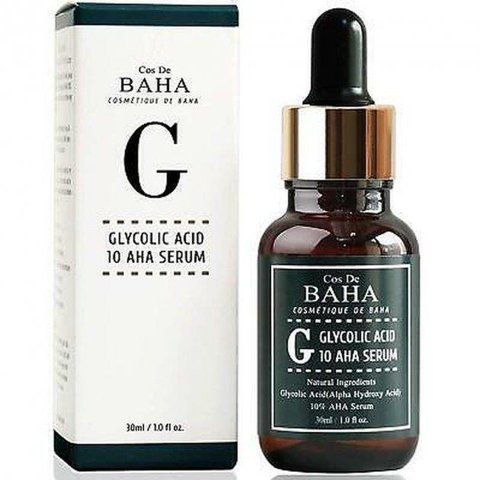 Сироватка-пілінг із гліколевою кислотою Cos De BAHA Clycolic Acid 10 AHA Serum, 30 мл NC000432 фото