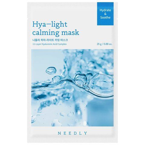 Зволожувальна маска з гіалуроновою кислотою Needly Hya-light Calming Mask, 1 шт NC004076 фото