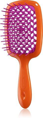 Гребінець для волосся Janeke Superbrush жовтогарячий з фіолетовим NC000583 фото