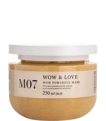 Потужна відновлююча маска для пошкодженого волосся WOW & LOVE M07 Wow Powerful Mask, 250 мл NC004435 фото