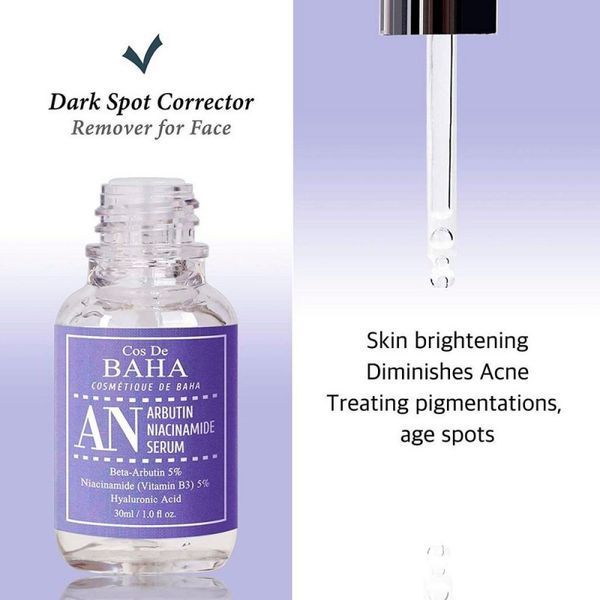 Сироватка проти пігментації з арбутином і ніацинамідом Cos de Baha Arbutin 5% + Niacinamide 5% Serum, 30 мл NC000433 фото