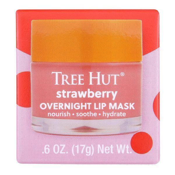 Нічна маска для губ Tree Hut Strawberry Overnight Lip Mask 17g NC003251 фото