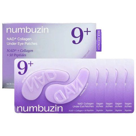 Патчі під очі з колагеном і пептидами NUMBUZIN No.9 NAD+ Collagen Under Eye Patches, 5 шт NC004161 фото