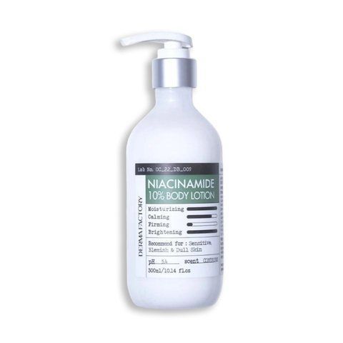 Слабокислотний дерматологічний лосьйон для тіла Derma Factory Niacinamide 10% Body Lotion, 300 мл NC003600 фото