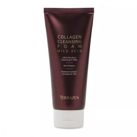 Пінка для очищення з колагеном та зволожуючим комплексом TERRAZEN COLLAGEN CLEANSING FOAM MILD ACID, 150 мл NC003291 фото