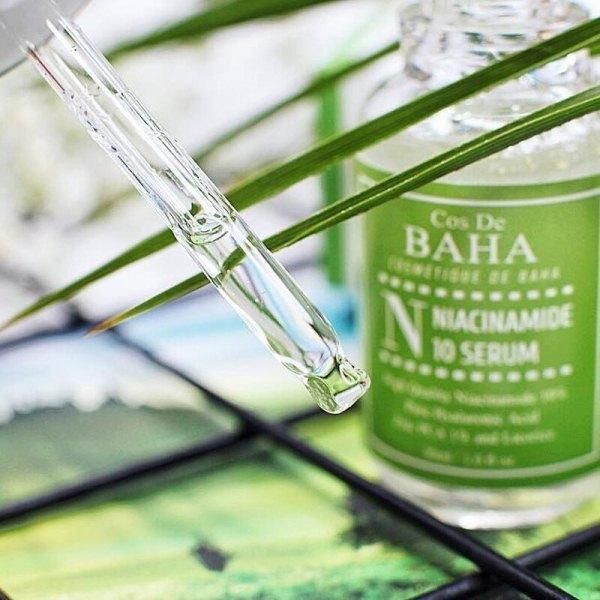Протизапальна сироватка для жирної шкіри Cos De BAHA Niacinamide 10 Serum 30ml NC000434 фото