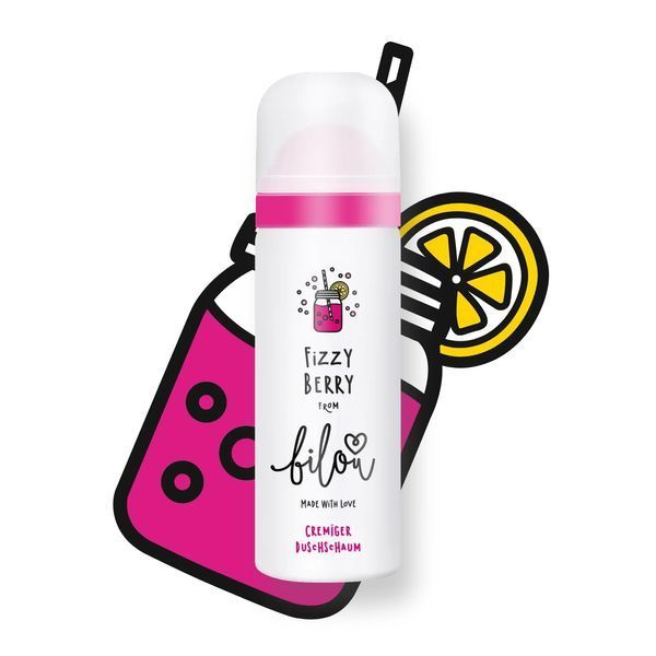 Міні-пінка для душу BILOU Fizzy Berry, 50мл NC003133 фото