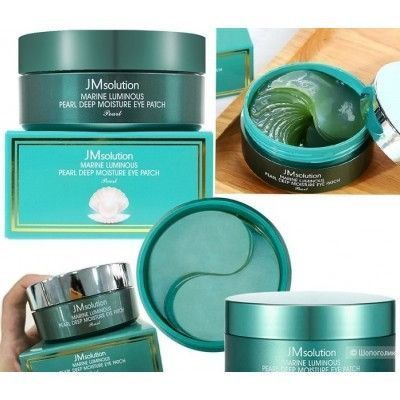 Гідрогелеві патчі з морським комплексом і перлами JMsolution Marine Luminous Pearl Deep Moisture Eye Patch, 60 шт NC002078 фото