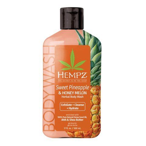 Гель для душу "Солодкий ананас - Медова диня" HEMPZ Sweet Pineapple & Honey Melon Body Wash, 500 мл NC004524 фото