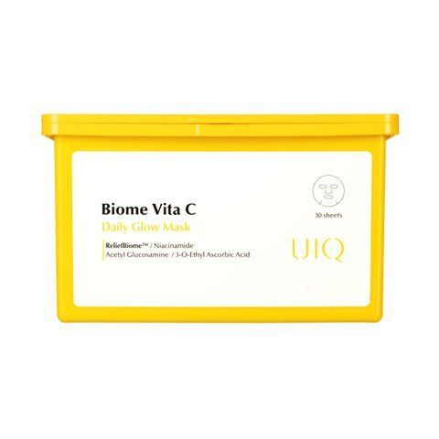 Упаковка освітлювальних тканинних масок UIQ Biome Vita C Daily Glow Mask, 30 шт NC003045 фото