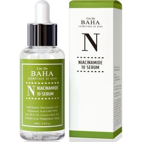 Протизапальна сироватка для жирної шкіри Cos De BAHA Niacinamide 10 Serum 60ml NC000435 фото