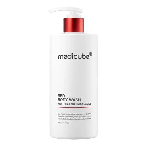 Протизапальний гель для душу з кислотами Medicube Red Acne Body Wash, 400 г NC003640 фото