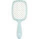 Гребінець для волосся Janeke Superbrush small Блакитний з білим NC000633 фото