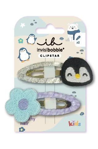 Заколка для волосся invisibobble SNAP CLIP KIDS Polar Penguin NC003421 фото