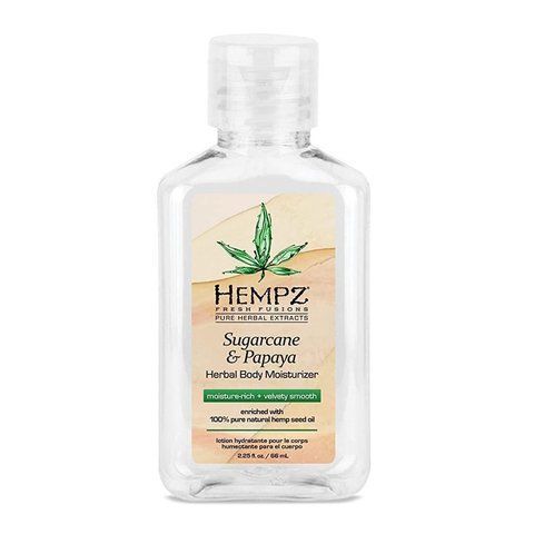 Молочко для тіла Тростинний цукор-Папайя HEMPZ 66мл NC000835 фото
