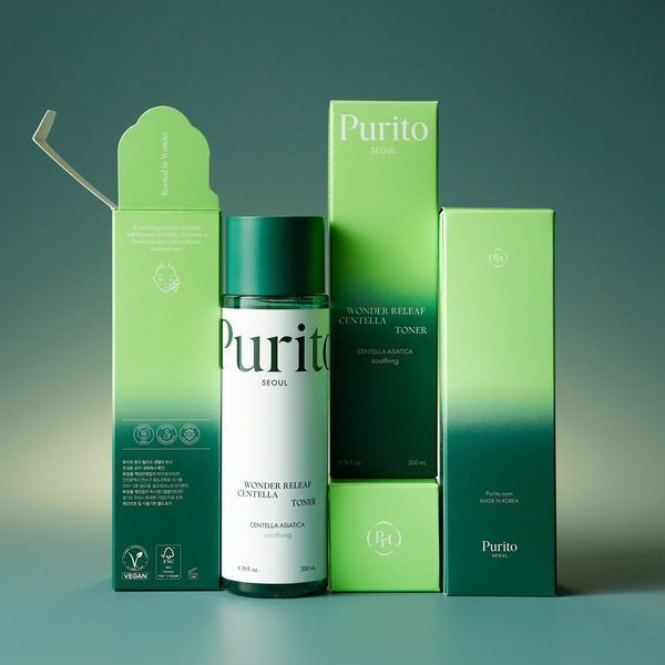 Заспокійливий тонер з центеллою Purito Seoul Wonder Releaf Centella Toner, 200 ml NC003046 фото