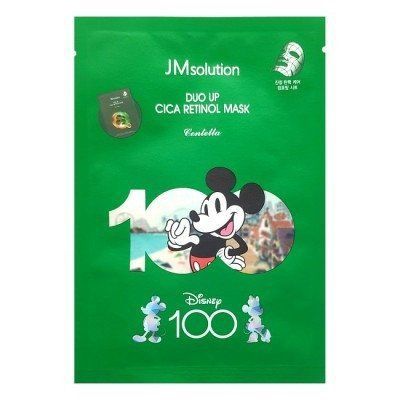 Тканинна маска для обличчя з ретинолом і центеллою JMSolution Duo Up Cica Retinol Mask Disney 100, 30ml NC002084 фото