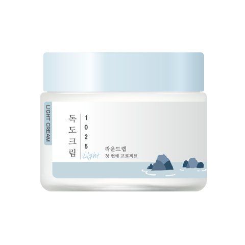 Легкий зволожувальний крем з морською водою ROUND LAB 1025 Dokdo Light Cream 80 ml NC002358 фото