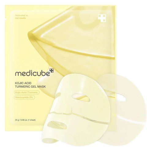 Освітлювальна гідрогелева маска з койєвою кислотою та куркумою Medicube Kojic Acid Turmeric Brightening Gel Mask, 28 g * 1 шт NC003804 фото