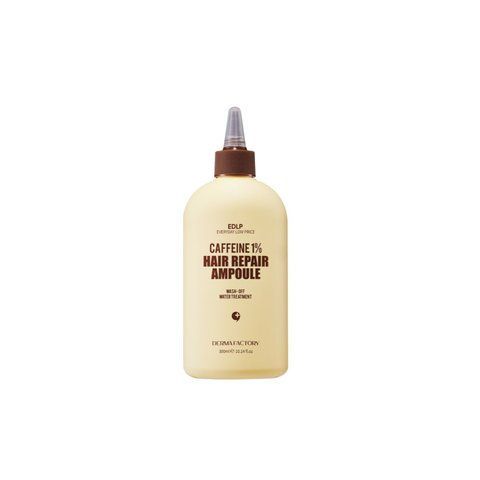 Відновлююча сироватка для волосся DERMA FACTORY Caffeine 1% Hair Repair Ampoule 300 мл NC004401 фото