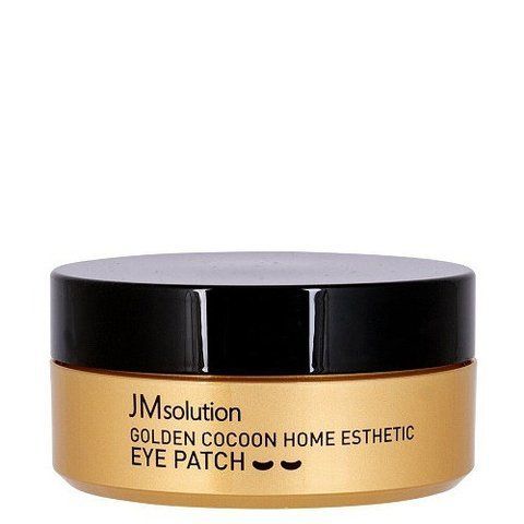 Гідрогелеві патчі з протеїнами золотого шовкопряда JMsolution Golden Cocoon Home Esthetic Eye Patch 60шт NC002351 фото