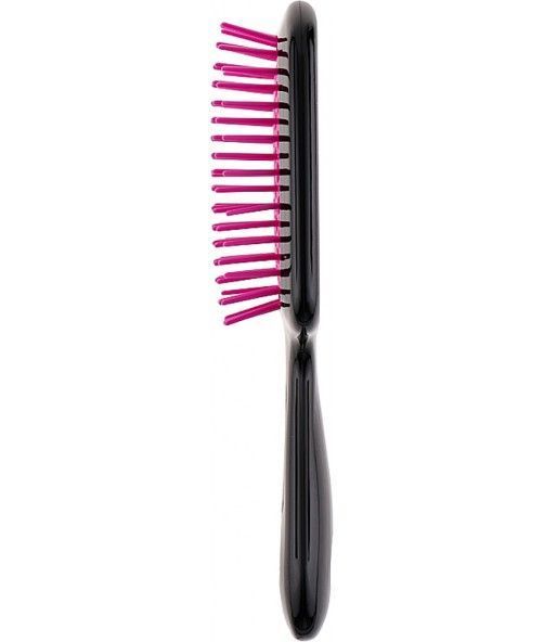 Гребінець для волосся Janeke Superbrush small Чорний з фіолетовим NC000635 фото