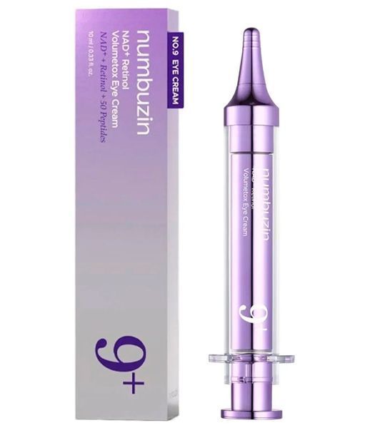 Антивіковий крем для шкіри навколо очей з ретинолом та пептидами Numbuzin No.9 NAD Retinol Volumetox Eye Cream, 10 мл NC004362 фото