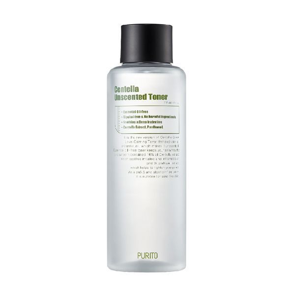 Заспокійливий тонер з центеллою без ефірних масел PURITO Centella Unscented Toner 200 ml NC001335 фото