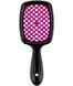 Гребінець для волосся Janeke Superbrush small Чорний з фіолетовим NC000635 фото 3