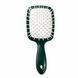 Гребінець для волосся Janeke Superbrush смарагдовий з білим NC004278 фото