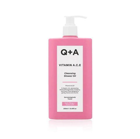 Вітамінізована олія для душу Q+A Vitamin A.C.E Cleansing Shower Oil, 250 ml NC001492 фото