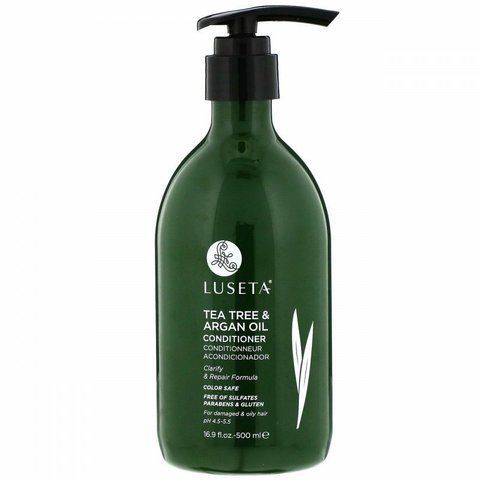 Кондиціонер для жирного та пошкодженого волосся Luseta Beauty Tea Tree & Argan Oil Conditioner, 500 мл NC002875 фото