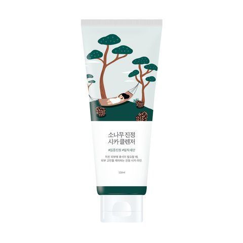 Очищувальна пінка з екстрактом голок сосни ROUND LAB Pine Calming Cica Cleanser, 150 мл NC001719 фото
