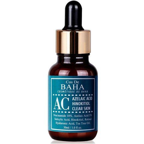 Сироватка з азелаїновою кислотою та хінокітіолом Cos De BAHA Azelaic Acid Hinokitiol Clear Skin, 30 мл NC000438 фото