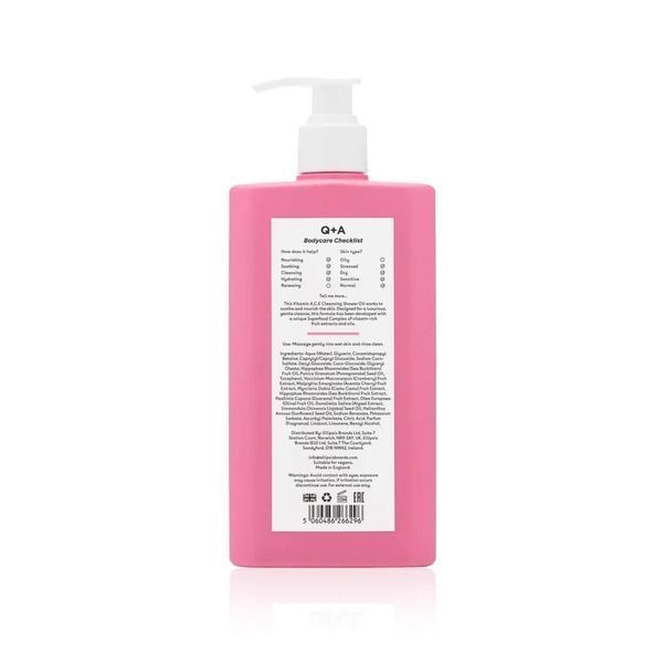 Вітамінізована олія для душу Q+A Vitamin A.C.E Cleansing Shower Oil, 250 ml NC001492 фото Вітамінізована олія для душу Q+A Vitamin A.C.E Cleansing Shower Oil, 250 ml NC001492 фото