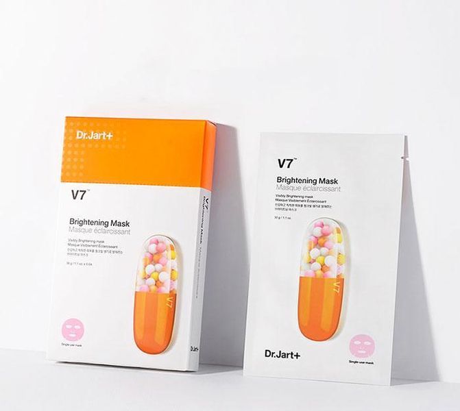 Освітлююча ультратонка маска Dr.Jart+ V7 Brightening Mask 30гр NC000975 фото