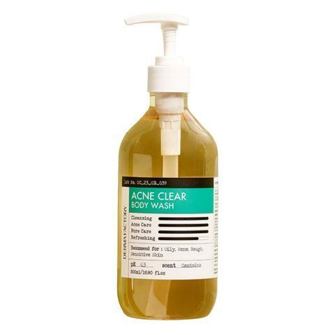 Гель для душу проти акне DERMA FACTORY Acne Clear Body Wash 500 ml NC002427 фото