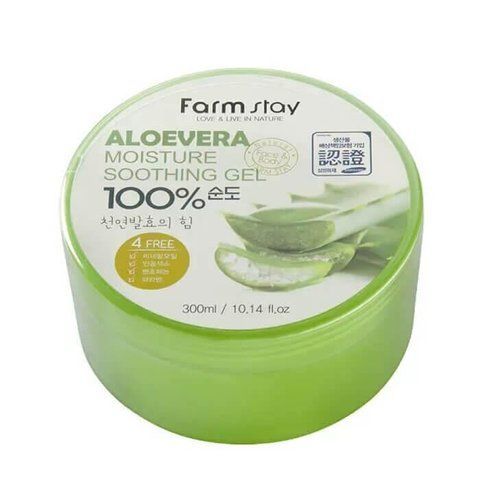 Гель з екстрактом алое вера багатофункціональний Farmstay Moisture Soothing Gel Aloe Vera 300ml NC000099 фото