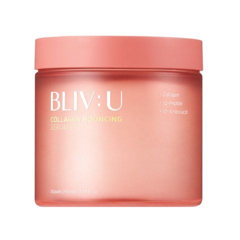 Педи з колагеном BLIV:U Collagen Bouncing Serum Pad 50 pads NC002365 фото