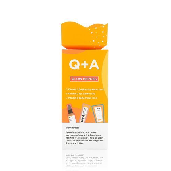 Подарунковий набір для сяяння шкіри Q+A Glow Heroes Gift Set, 50 мл + 30 мл + 15 мл NC002683 фото