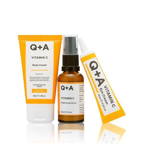 Подарунковий набір для сяяння шкіри Q+A Glow Heroes Gift Set, 50 мл + 30 мл + 15 мл NC002683 фото