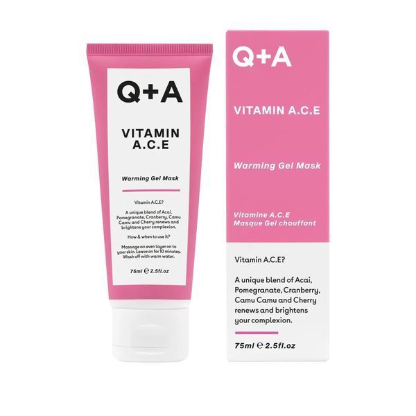 Мультивітамінна маска для обличчя Q+A Vitamin A.C.E. Warming Gel Mask, 75 мл NC000196 фото