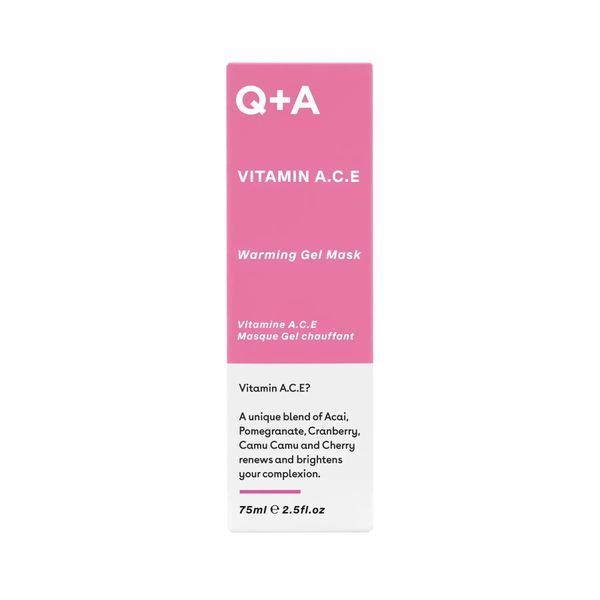Мультивітамінна маска для обличчя Q+A Vitamin A.C.E. Warming Gel Mask, 75 мл NC000196 фото