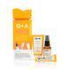 Подарунковий набір для сяяння шкіри Q+A Glow Heroes Gift Set, 50 мл + 30 мл + 15 мл NC002683 фото 1