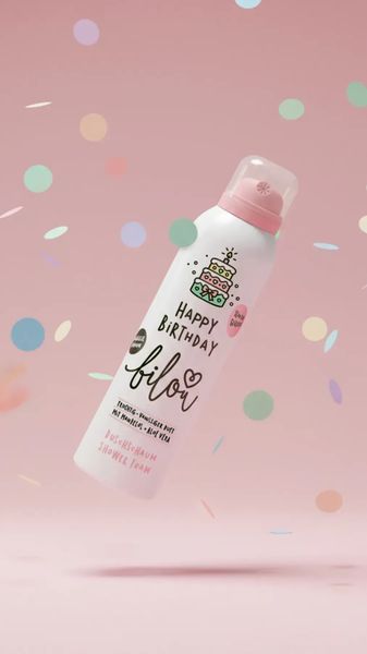 Пінка для душу Bilou Happy Birthday 200 мл NC003999 фото