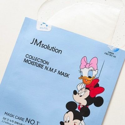 Тканинна маска для обличчя з аквасилом і пептидами JMsolution Disney Collection Moisture NMF Mask, 30ml NC002086 фото